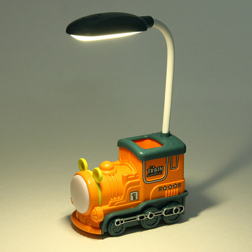 Настольная лампа Sweet - Паровоз LED 10521 см, USB 5v 3w, Зеленыйоранжевый_3