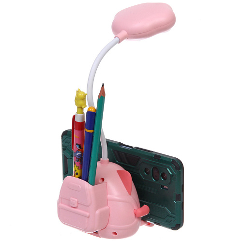 Настольная лампа Милый котёнок LED 11,58,631 см, USB 06w 5V, Розовый_12