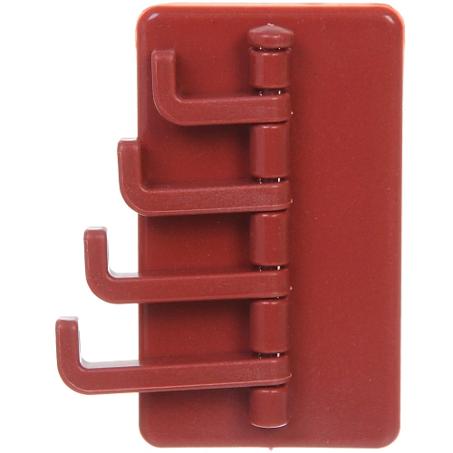 Крючок настенный многофункциональный на липкой основе ИДЕЯДОМА, цвет марсала, нагрузка 3кг95,5см (пакет с подвесом)_6