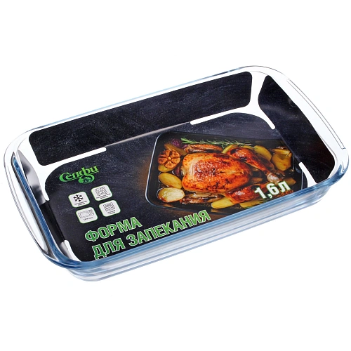 Форма для запекания Селфи 1,6л прямоугольная 29,517,65,1см_4