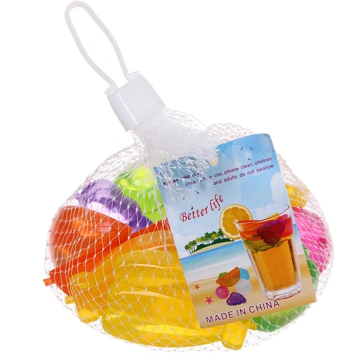 Формочки для охлаждения коктейля Фруктовый микс в наборе 12шт_3