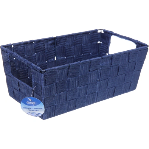 Корзина для хранения "ФАРТЕГО", цвет пастельно синий, 30*16,5*11,5см (лейбл Селфи)