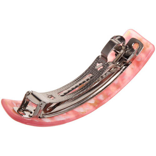 Заколка автомат Lady Collection - Мрамор, прямоуг, 6 цветов, 102,5см (Кокетка)_5