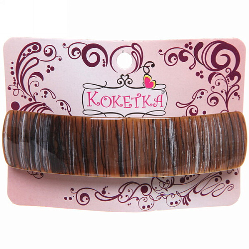 Заколка автомат Calista - Kiki, прямоуг, 6 цветов, 92,5см (Кокетка)_9