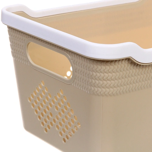 Корзина для хранения ТАФФОРД, цвет бежевый, 251814см_3