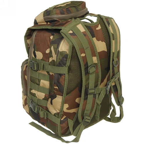 Рюкзак туристический 30л, цвет камуфляж зеленый,D5_15