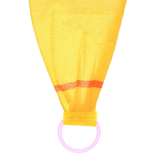 Мочалка для тела жёсткая Premium - Rikkotto, цвет жёлтый, 20120см (ZIP пакет)_3