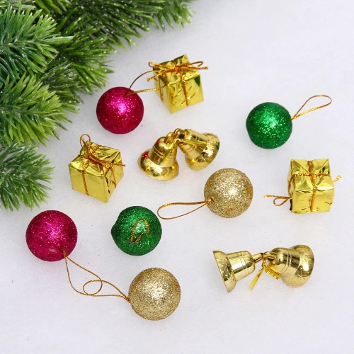 Набор украшений "Волшебные подарочки" (набор 11 шт) 9*11 см , микс