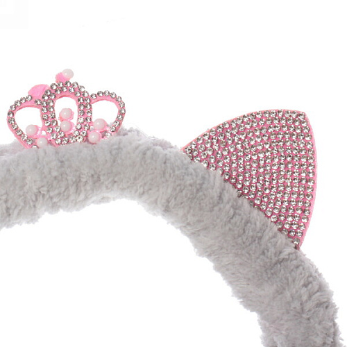 Повязка на голову Beauty Mapafet- Принцесса, 6 цветов (розов, серый, фуксия, желт, голуб, сиренев), 205,5 см_7