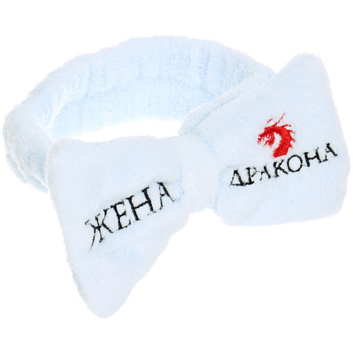 Повязка на голову New collection Vostok - Жена Дракона, цвет розовый, серый, голубой и сиреневый, 206см ( упаковка белый ZIP пакет )_13