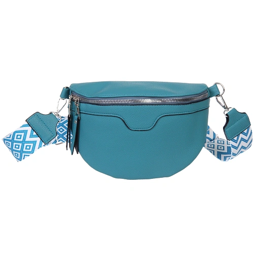 Сумка женская через плечо ИМАНИ, цвет лазурный, три кармана, 241975см (лейбл Ultramarine)_8