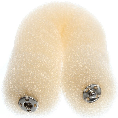 Заколка-валик для создания пучка на кнопке, цвет белый (лейбл Стиль в деталях)_7