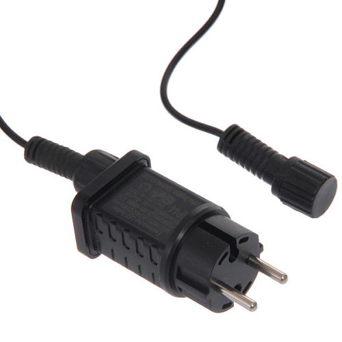 Гирлянда для улицы Солнечная спираль 5 м 10 ламп LED (134 см) чёрнпров, 1 реж,IP-54 (220 V), Теплый белый_9