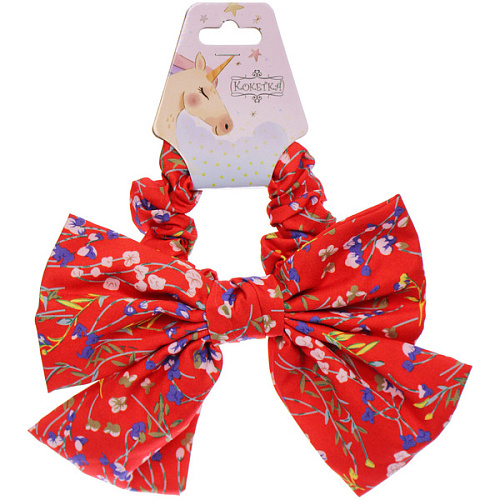 Резинка для волос ПЕРСЕЯ, васельки, микс 6 цветов, d-8,5см (подвес Кокетка Единорог)_7