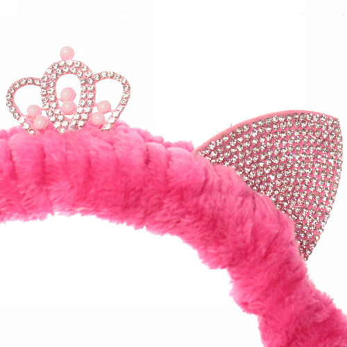 Повязка на голову Beauty Mapafet- Принцесса, 6 цветов (розов, серый, фуксия, желт, голуб, сиренев), 205,5 см_13