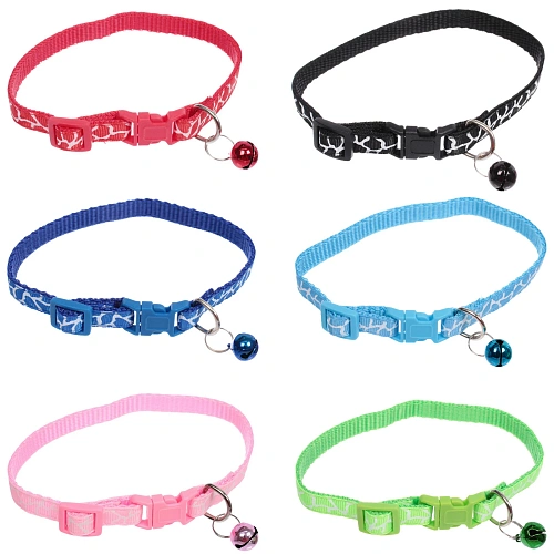 Ошейник с колокольчиком 119-32см Zoo City-Саванна микс цветов CC19 Ultramarine_16