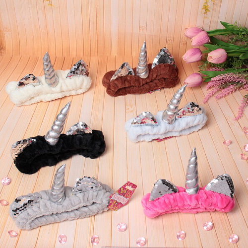 Повязка на голову Beauty Mapafet- Единорожка, 6 цветов, 620см_3