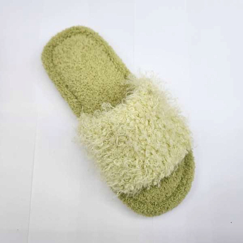 Тапочки женские домашние "COMFORT", цвет зелёный, р-р 40-41