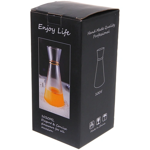 Ваза стеклянная VIVALDI 1350мл, зеленая_3