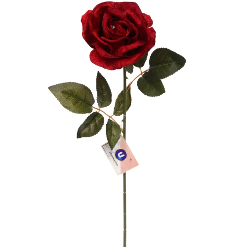Искусственные цветы "FLOWERS MAGIC" 53см Роза красная