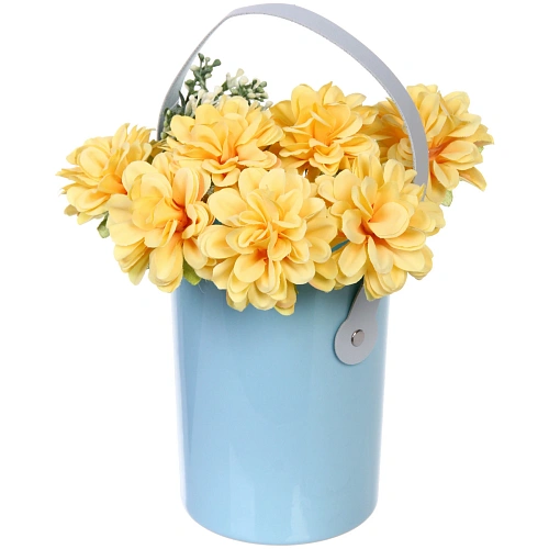 Коробка для цветов и подарков Нежность 1114 см, голубой_3