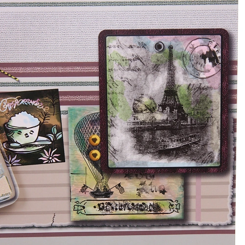 Пакет подарочный Винтаж 314212 см, микс_9