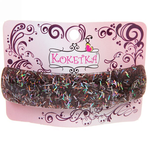 Заколка автомат Lady Collection - Блеск, прямоуг, 6 цветов, 92,5см (Кокетка)_20