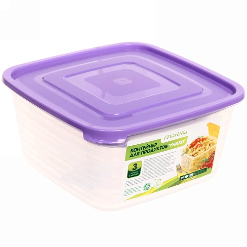 Набор контейнеров 3шт Унико (0,45л,0,9л,1,4л) _4