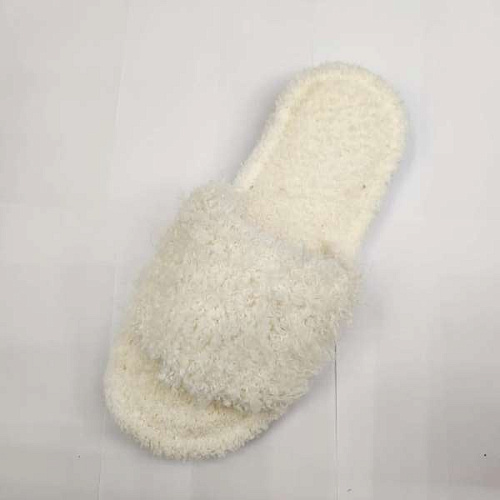 Тапочки женские домашние "COMFORT", цвет молочный, р-р 40-41