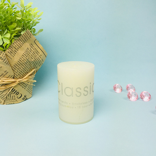 Свеча Classic 57,5см цвет белый ZD-002_3