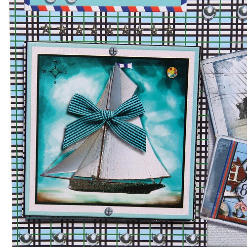 Пакет подарочный Винтаж 314212 см, микс_15