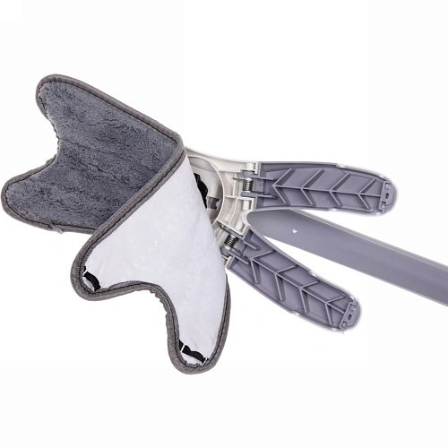 Швабра отжимная Селфи с двумя насадками из микрофибры_7