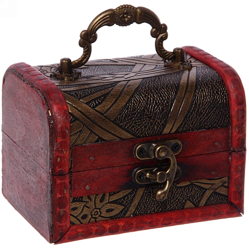 Сундук из дерева Тиффани, 12х8х8 см_4