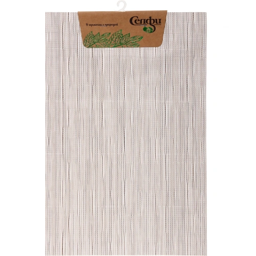 Салфетка на стол 30*45см "Строчка" плетеная, серая