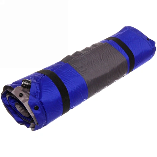 Коврик туристический самонадувающийся 180645 см серо-синий_12