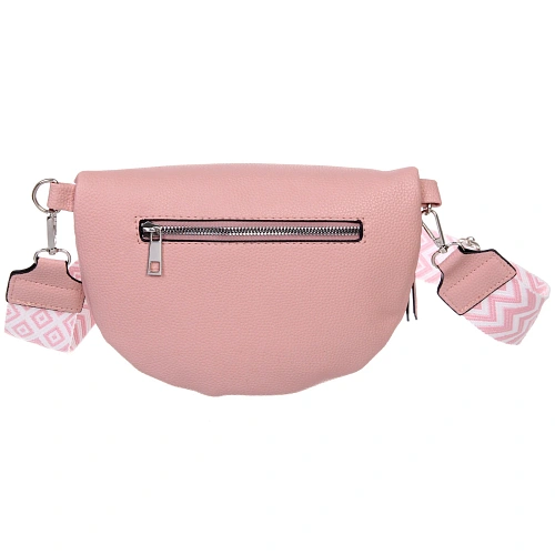 Сумка женская через плечо ИМАНИ, цвет пудровый, три кармана, 241975см (лейбл Ultramarine)_9