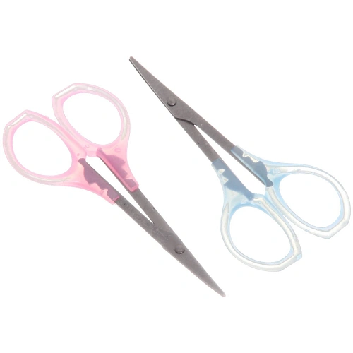 Ножницы маникюрные в пакете "Ultramarine", прямые, пластиковые ручки, 9см