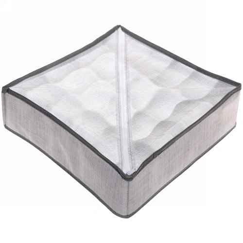 Коробка для хранения вещей 24 ячейки 323210 Сити светло-серый_3