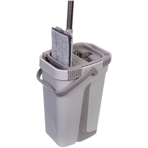 Набор для уборки Селфи Спарклин (ведро с отжимом, швабра, две насадки) в цветной коробке ZY021_3