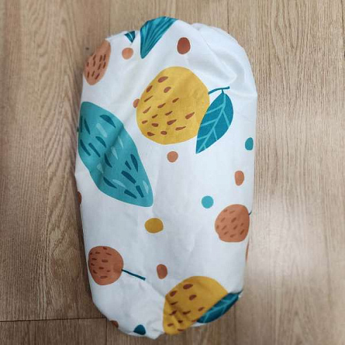 Чехол для гладильной доски, Фрукты, п/э, подклад поролон, на шнурке, 130*50 см