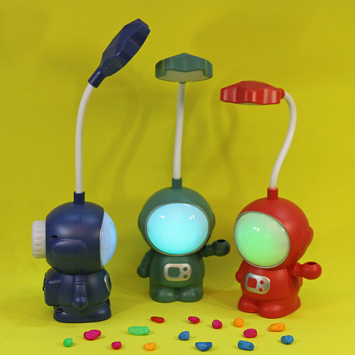 Светильник настольный Cosmo-Привет с другой планеты LED 2197см цвет красный USB_9