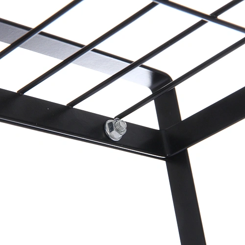 Полка металлическая универсальная ФАНАДЕРО, цвет черный, 33205185см (лейбл)_5