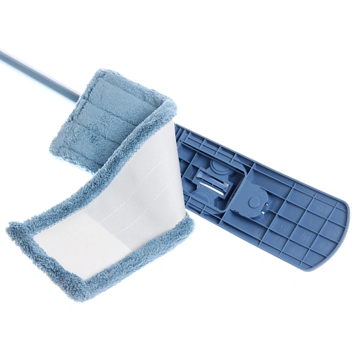 Швабра Селфи с насадкой из микрофибры синяя насадка 65гр_9