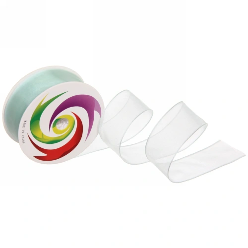 Лента для декорирования "Нежность" 2,5 см, 5 м, Зеленый (капрон)