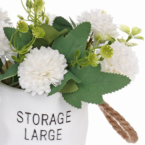 Цветочная композиция Мечта 1020см Хризантемы белые_4