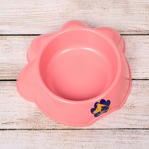 Миска пластиковая Лапка 165см цвет розовый_5