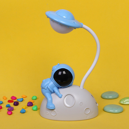 Светильник настольный Cosmo-Любимая Луна LED 2811,57,5см цвет голубой USB_4