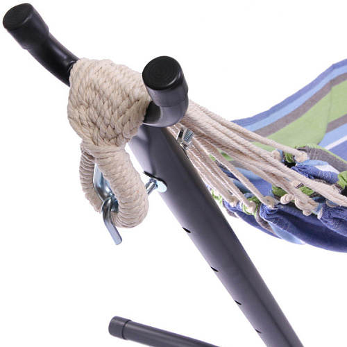 Стойка для гамака металлическая SJ-A01-1, 260107100 см, нагрузка 150 кг_11