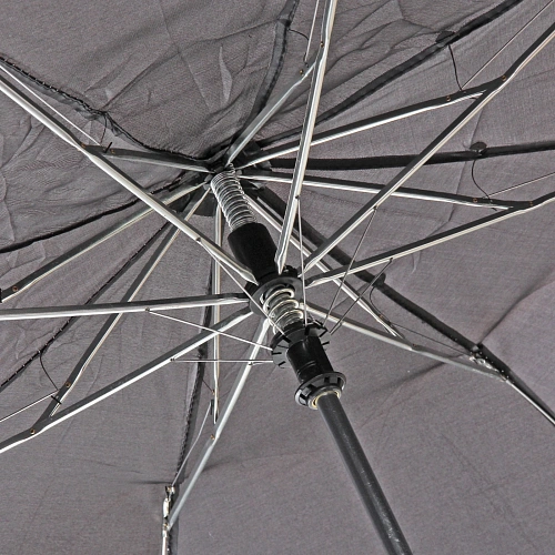 Зонт мужской полуавтомат Классика-2017 цвет черный, 8 спиц, d-95см, длина в слож виде 39см _6