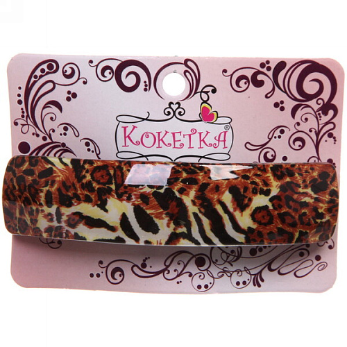 Заколка автомат Calista - Grace, прямоуг, 6 цветов, 92,5см (Кокетка)_9